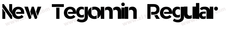 New Tegomin Regular字体转换 New Tegomin Regular字体转换
